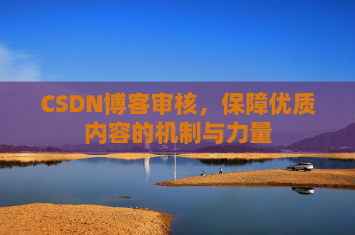 CSDN博客审核，保障优质内容的机制与力量